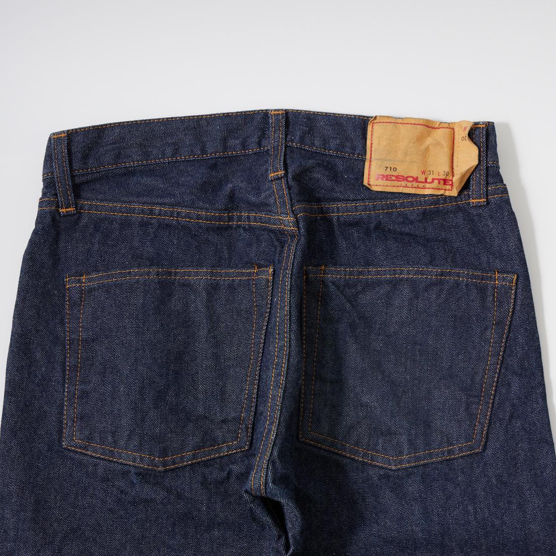 RESOLUTE (リゾルト) 710 ONE WASH - 66 TYPE INDIGO ジーンズ デニム