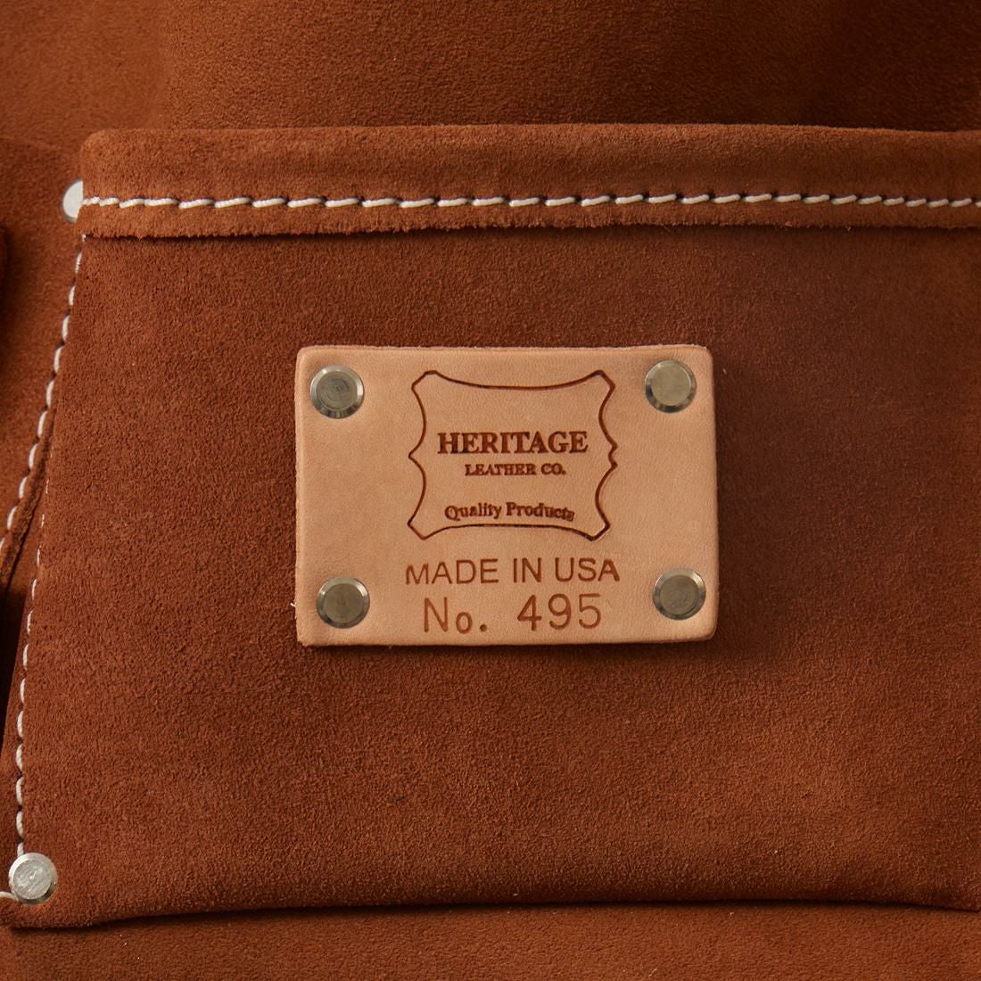HERITAGE LEATHER (ヘリテイジレザー) 5POCKET SUEDE NAIL AND TOOL