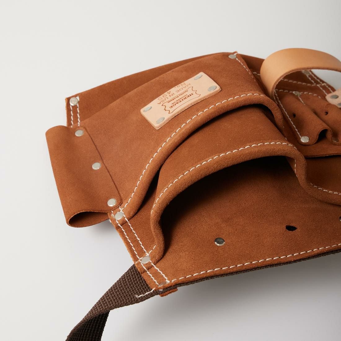 HERITAGE LEATHER (ヘリテイジレザー) 5POCKET SUEDE NAIL AND TOOL