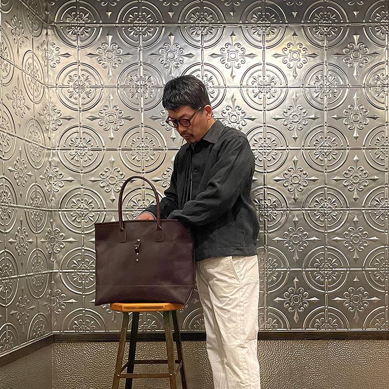 HERITAGE LEATHER (ヘリテイジレザー) ALL LATIGO LEATHER TOTE W