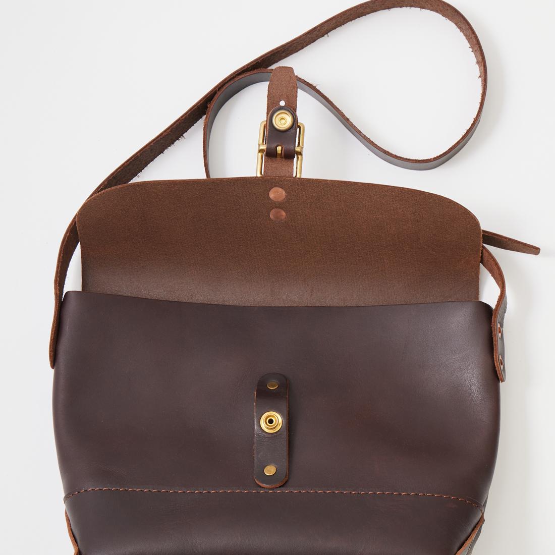 ベリーナ　シェイパー　LLサイズ HERITAGE LEATHER (ヘリテイジレザー) LEATHER MINI SHOULDER - BROWN