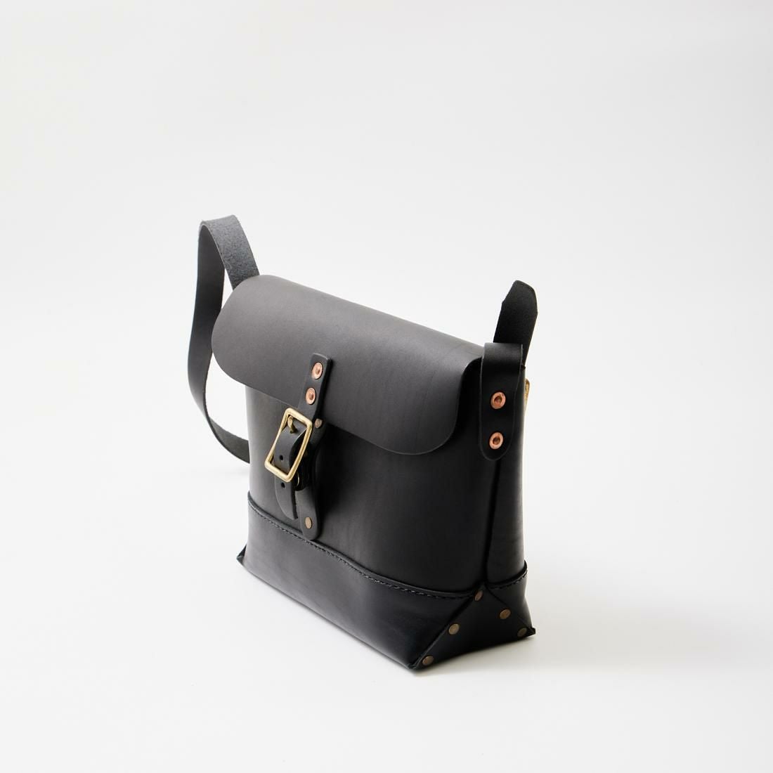 ベリーナ　シェイパー　LLサイズ HERITAGE LEATHER (ヘリテイジレザー) LEATHER MINI SHOULDER - BLACK