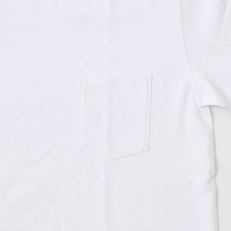 フェルコのアメリカ製ポケットＴシャツ、カラーはホワイト