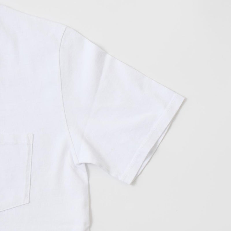 フェルコのアメリカ製ポケットＴシャツ、カラーはホワイト