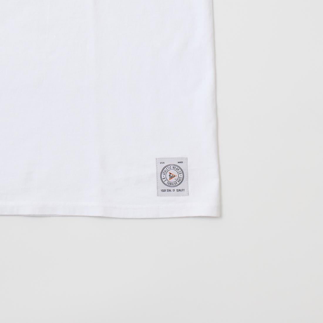 フェルコのアメリカ製ポケットＴシャツ、カラーはホワイト