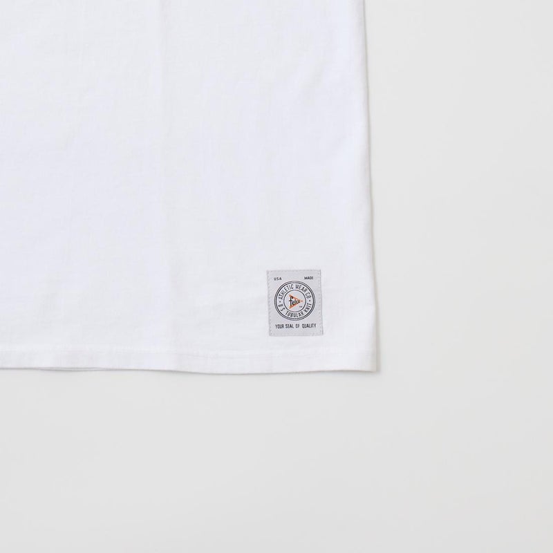 フェルコのアメリカ製ポケットＴシャツ、カラーはホワイト