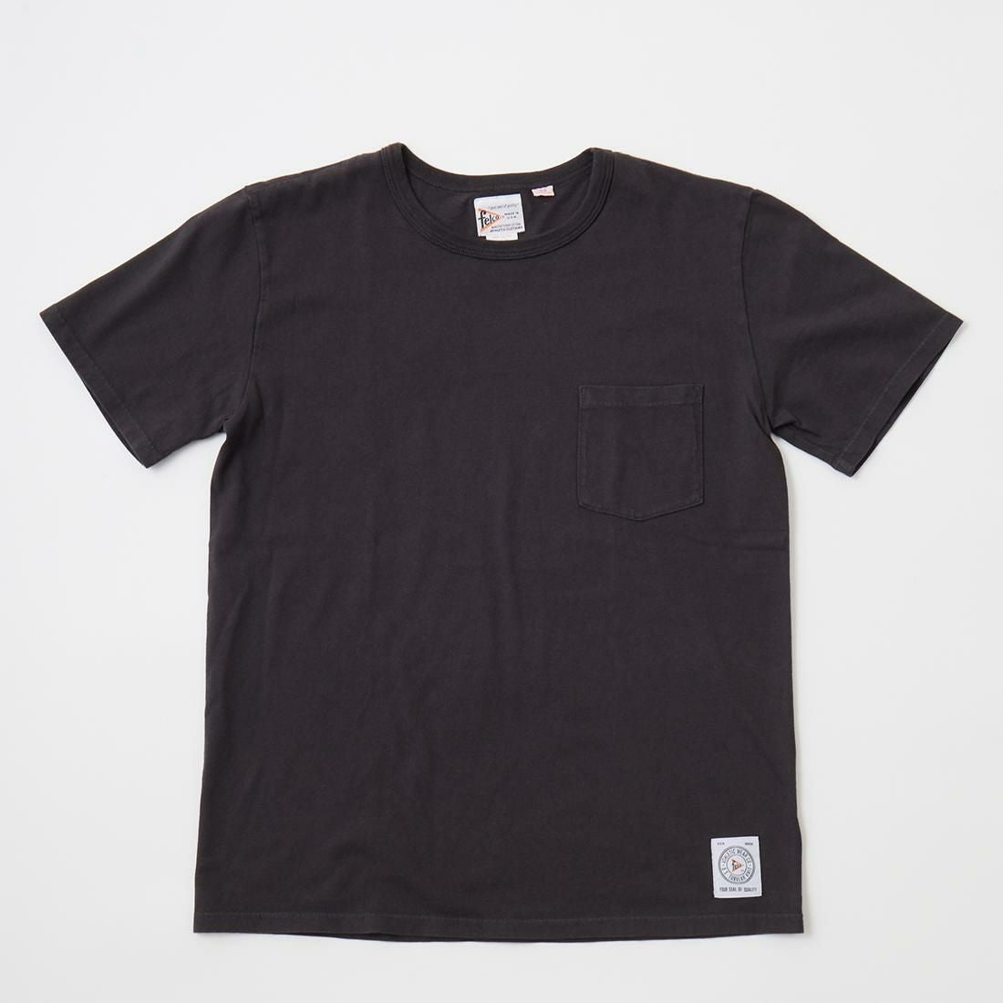 フェルコのアメリカ製ポケットＴシャツ、カラーはブラック