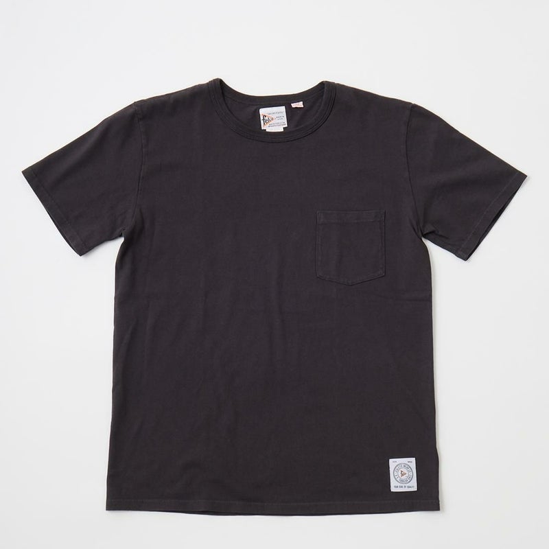 フェルコのアメリカ製ポケットＴシャツ、カラーはブラック