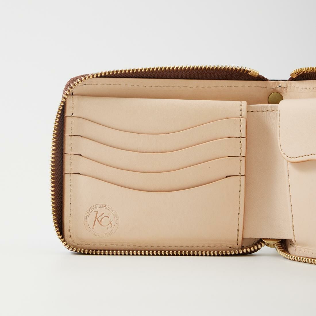 KC'S LEATHER CRAFT (ケイシイズレザークラフト) ROUND ZIP BILLFORD