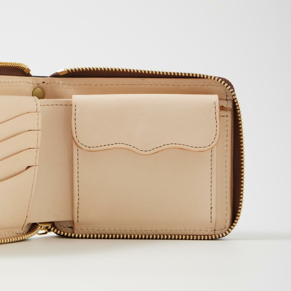 KC'S LEATHER CRAFT (ケイシイズレザークラフト) ROUND ZIP BILLFORD