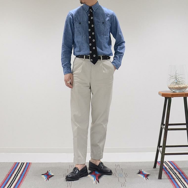 RRL ラルフローレン シャツ コットン100% Mサイズ 正規取扱店] RRL Ralph Lauren (ダブル アールエル ラルフローレン