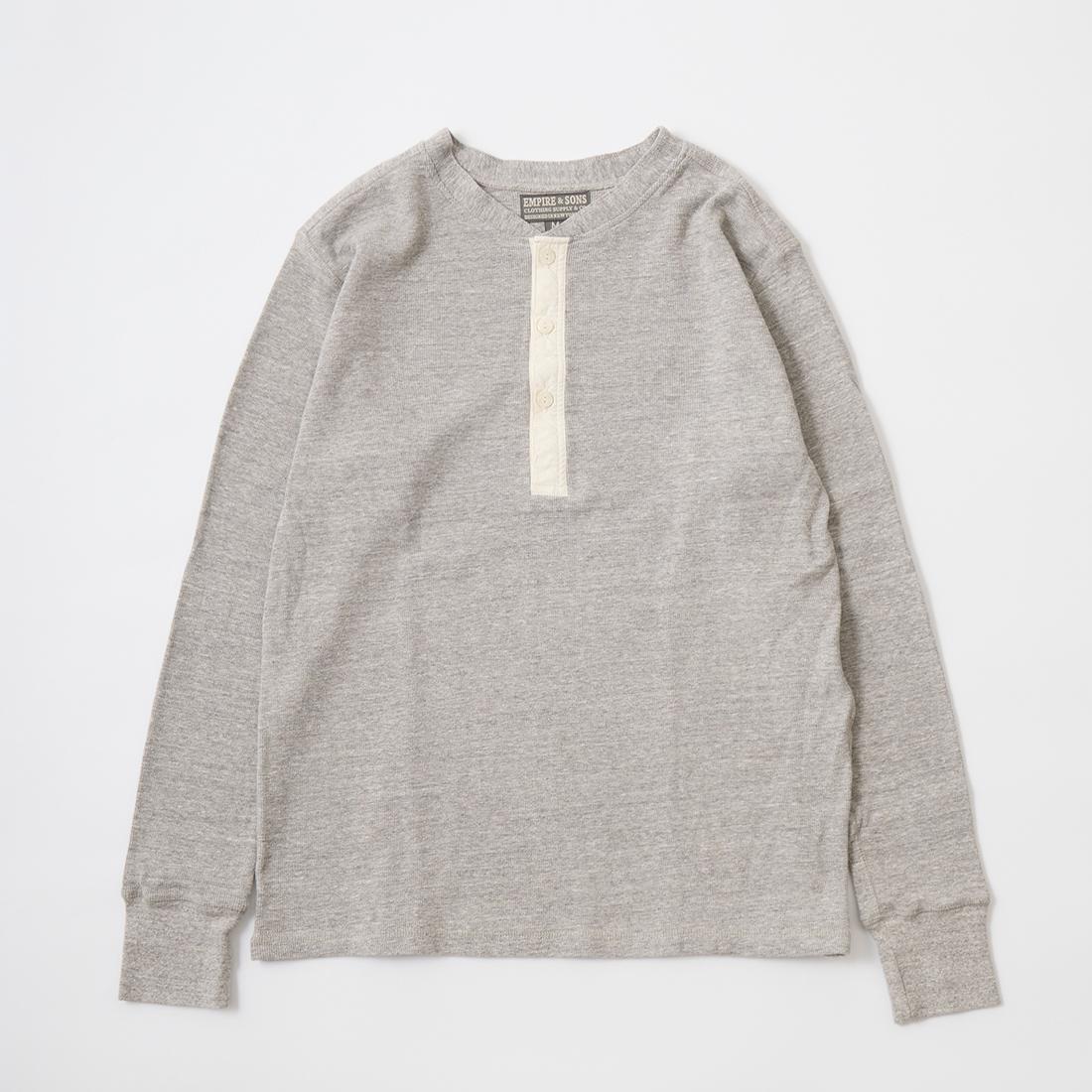 EMPIRE & SONS (エンパイアアンドサンズ) メンズ ヘンリーネック 長袖