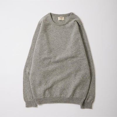 WILLIAM LOCKIE (ウィリアムロッキー) ラムウール クルーネック ニット 