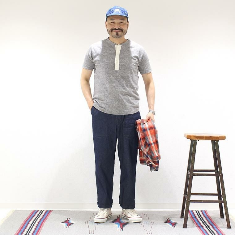 EMPIRE & SONS (エンパイアアンドサンズ) メンズ ヘンリーネック T