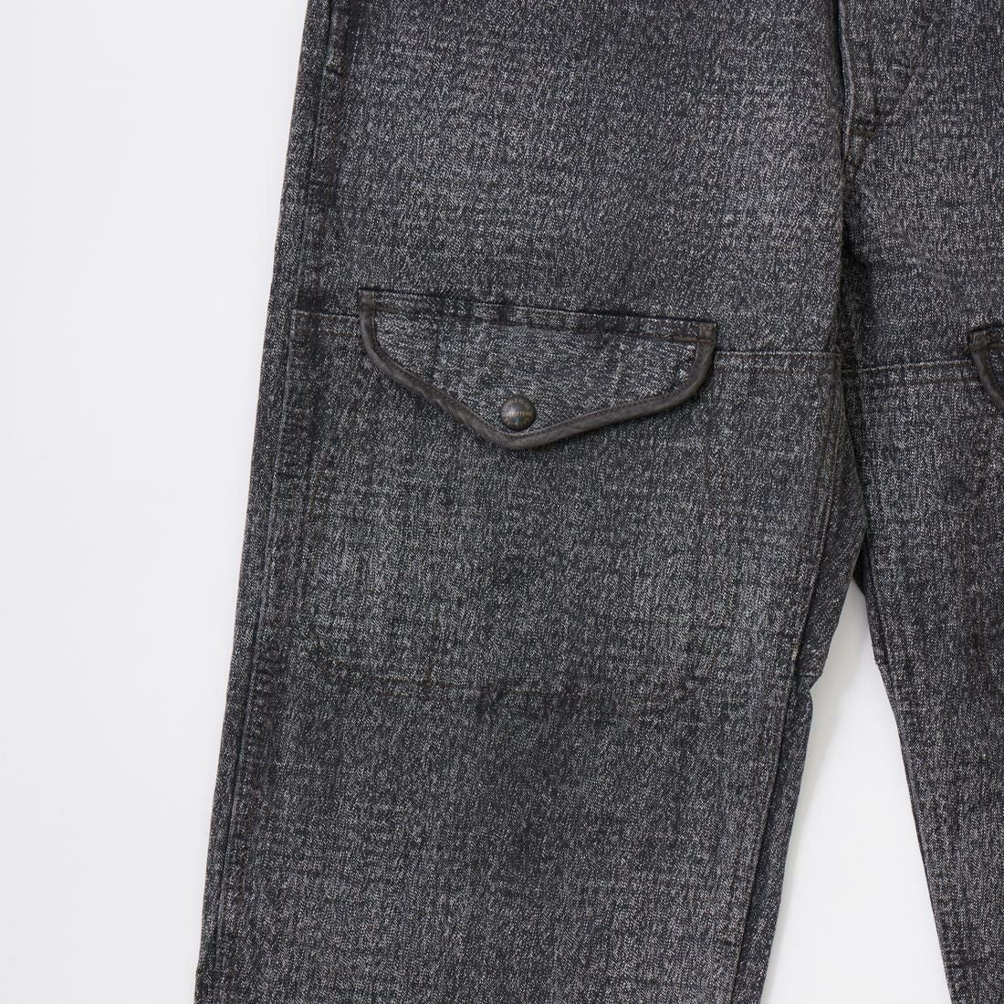 RRL(ﾀﾞﾌﾞﾙｱｰﾙｴﾙ)のコットン素材のワークパンツのボタンフライ