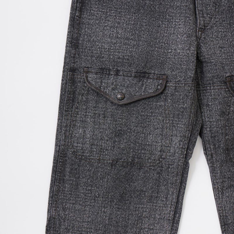 RRL(ﾀﾞﾌﾞﾙｱｰﾙｴﾙ)のコットン素材のワークパンツのボタンフライ