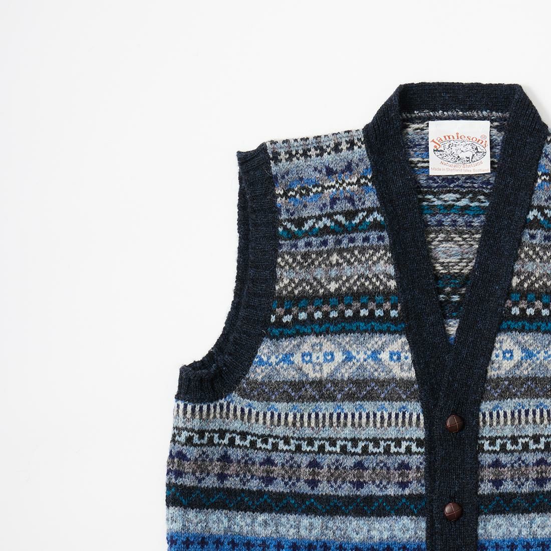 JAMIESON'S (ジャミーソンズ) AOFI VEE NECK WAISTCOAT - 748A_15 V