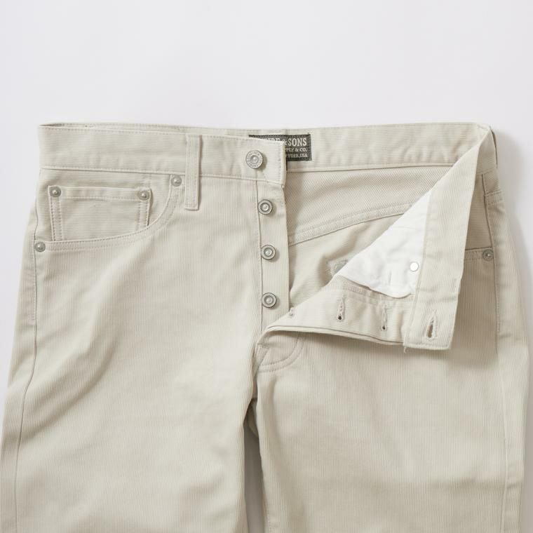 エンパイアアンドサンズのピケ素材を使用した日本製パンツ