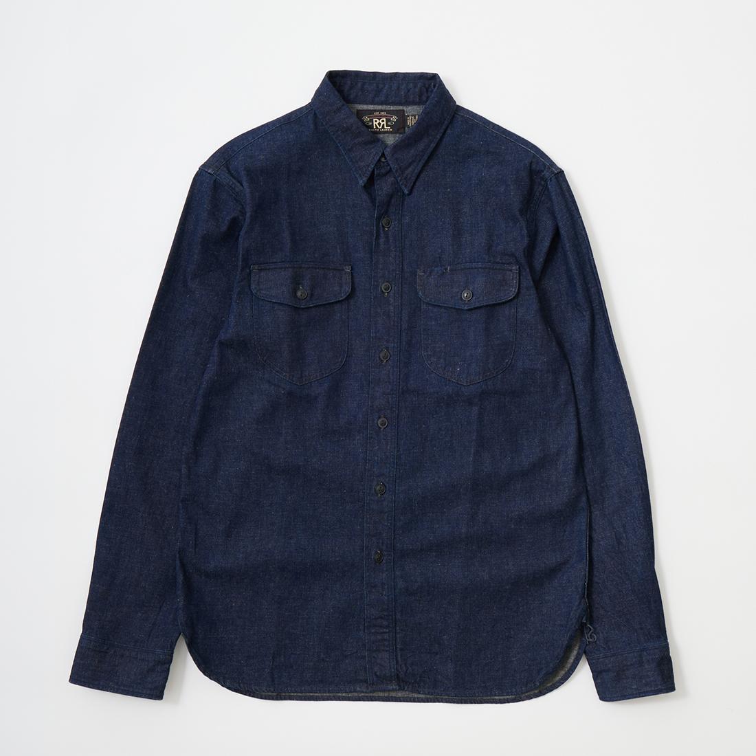 RRL(ﾀﾞﾌﾞﾙｱｰﾙｴﾙ)の秋冬モデル、日本製デニム素材を使用したワークシャツ