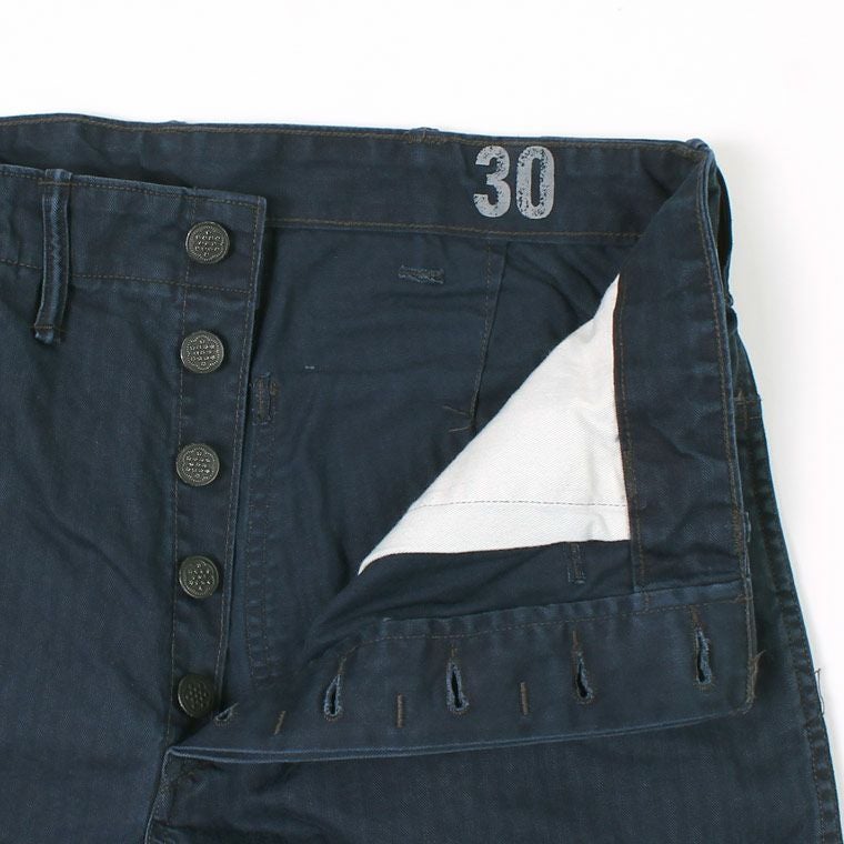 2023年春に新しく入荷したRRL(ﾀﾞﾌﾞﾙｱｰﾙｴﾙ)のショーツのボタンフライ