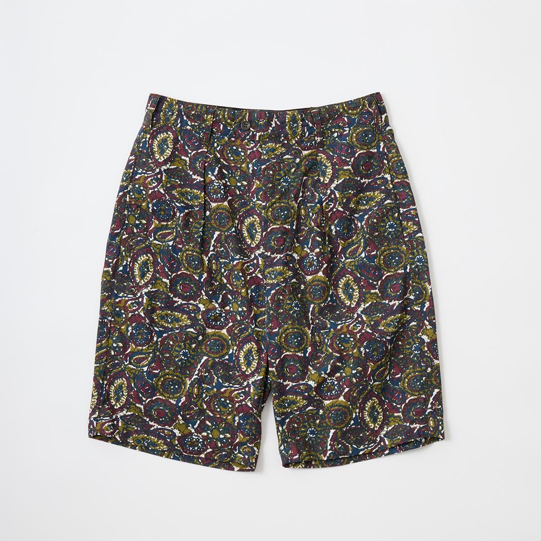ENGINEERED GARMENTS 2023年春夏モデルのバティックプリント素材を使用したサンセットショーツ(MP285)