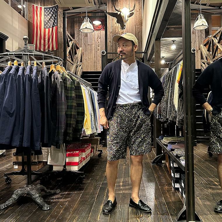 Engineered Garments エンジニアードガーメンツ アメリカ製 Sunset Short - Acrylic Coated Nylon Taffeta サンセットショーツ アクリルコーテッド ナイロンタフタ S Dk.Navy 1タック ショートパンツ ボトムス【中古】【Engineered Garments】 ENGINEERED GARMENTS (エンジニアードガーメンツ) Sunset Short