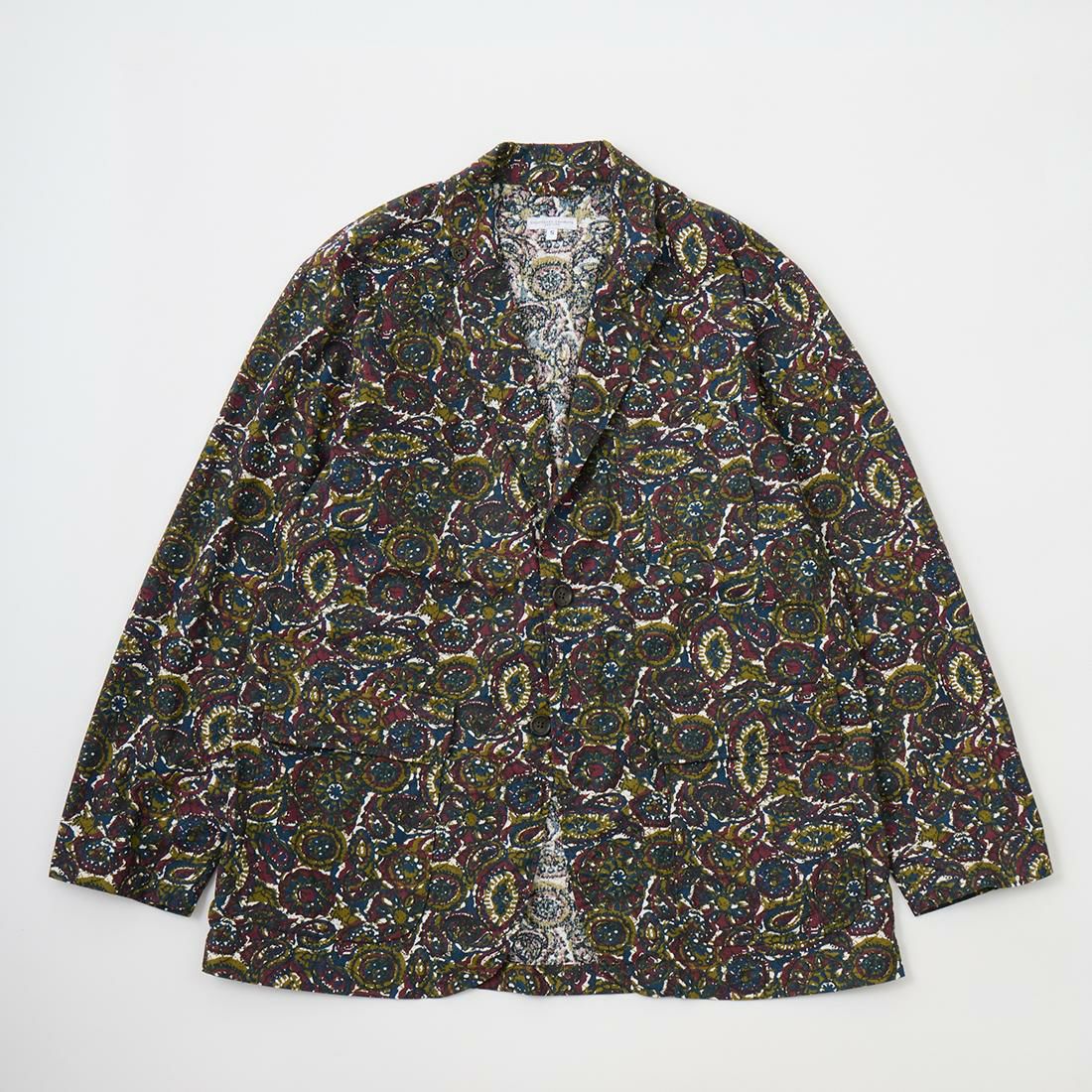 Engineered Garments エンジニアードガーメンツ アメリカ製 Loiter Jacket Paisley Print ロイタージャケット ペイズリープリント S Black/Brown テーラード アウター【中古】【Engineered Garments】 ENGINEERED GARMENTS (エンジニアードガーメンツ) Loiter Jacket