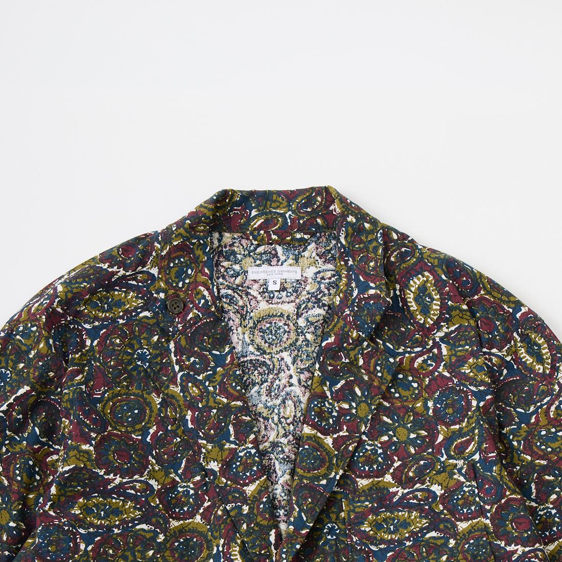 ENGINEERED GARMENTS 2023年春夏モデルのバティックプリント素材を使用したロイタージャケット(MP153)