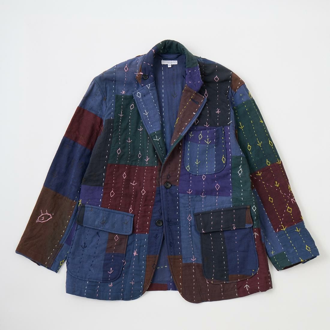 Engineered Garments エンジニアードガーメンツ アメリカ製 Loiter Jacket - Floral Jacquard ロイタージャケット フローラルジャガード M Navy アウター【中古】【Engineered Garments】 ENGINEERED GARMENTS (エンジニアードガーメンツ) Loiter Jacket