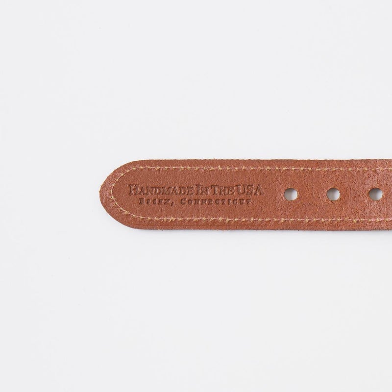 ベルト剣先裏にもHANDMADE IN THE USAの表記があります