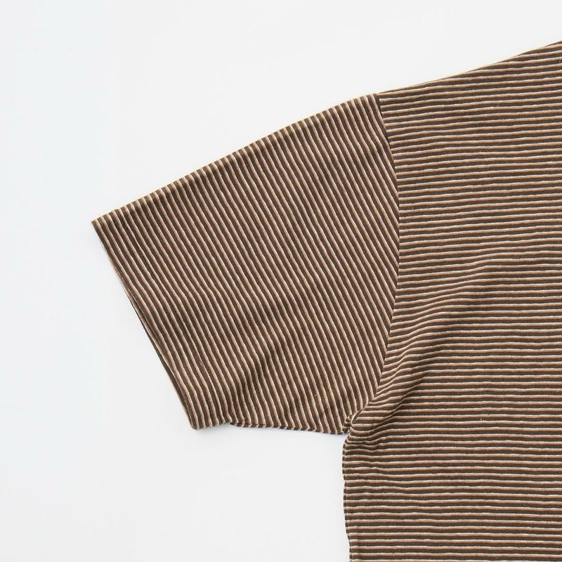 FELCO フェルコ,モックネック ナローストライプ ポケットTシャツ 日本製  アメカジ メンズファッション,通販 通信販売