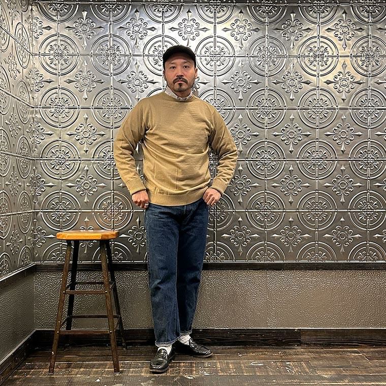 ANDERSEN-ANDERSEN 12GG XL ニット ANDERSEN ANDERSEN (アンデルセン アンデルセン) MARINE CREW NECK