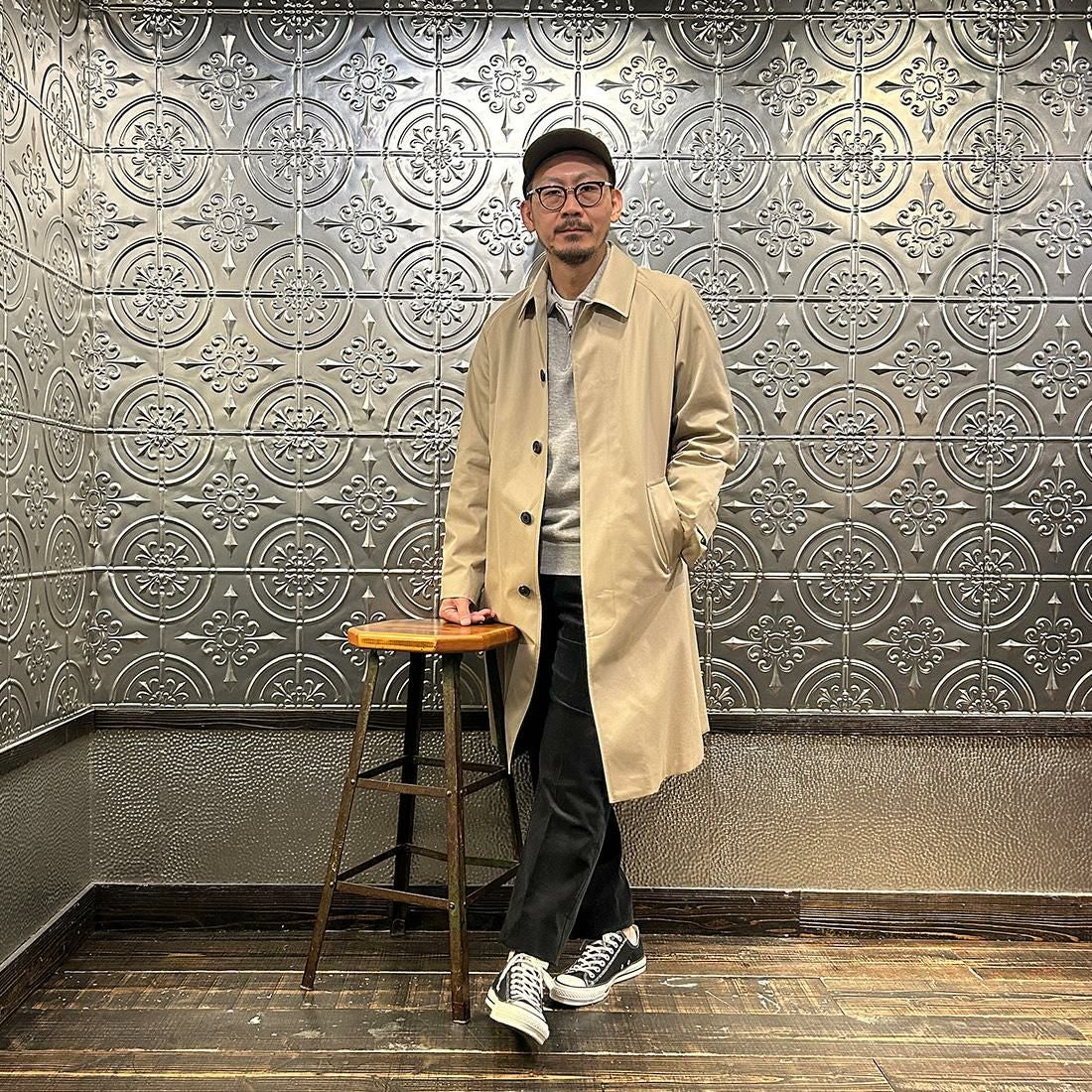 D.C.WHITE (ディーシーホワイト) バルマカーンコート メンズ 日本製