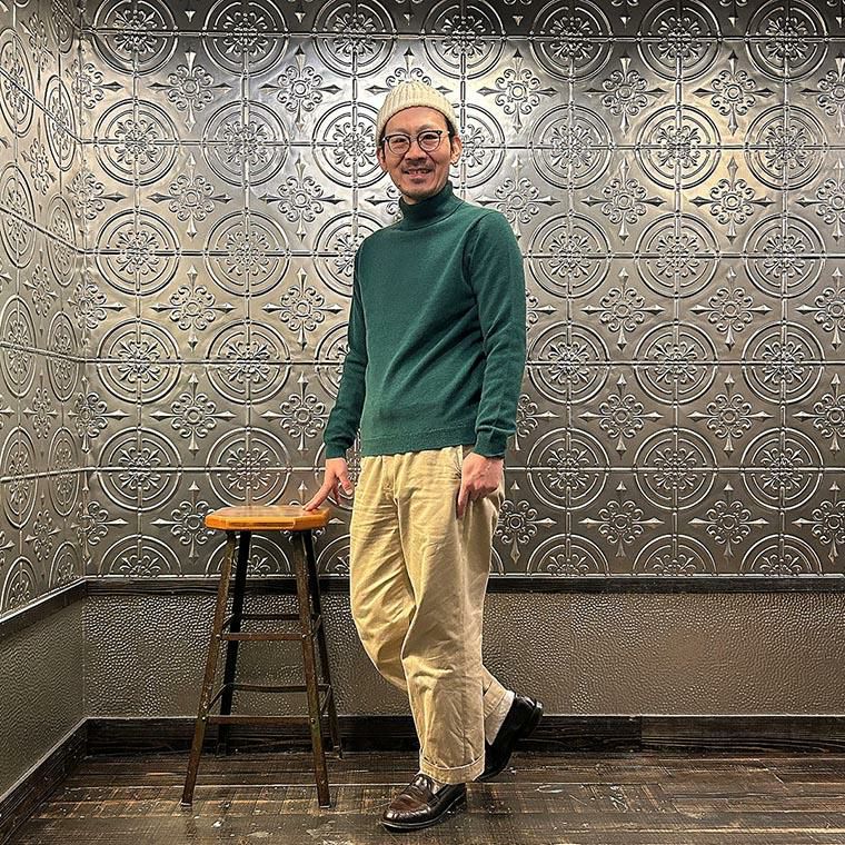 WILLIAM LOCKIE (ウィリアムロッキー) タートルネック セーター ニット WILLIAM LOCKIE (ウィリアムロッキー) タートルネック セーター ニット