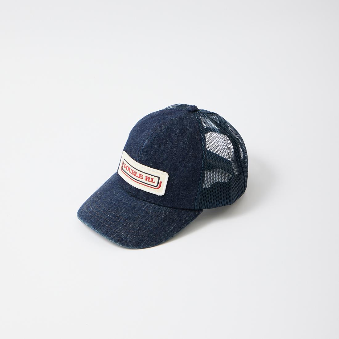 DOUBLE RL デニムメッシュキャップ RRL RALPH LAUREN】【ウォバッシュ】ダブルアールエルラルフローレン