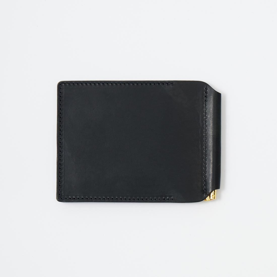 土日限定価格☆hyronworks☆ブラックレザーマネークリップ BEORMA LEATHER COMPANY (ベオーマレザーカンパニー) バダラッシレザー