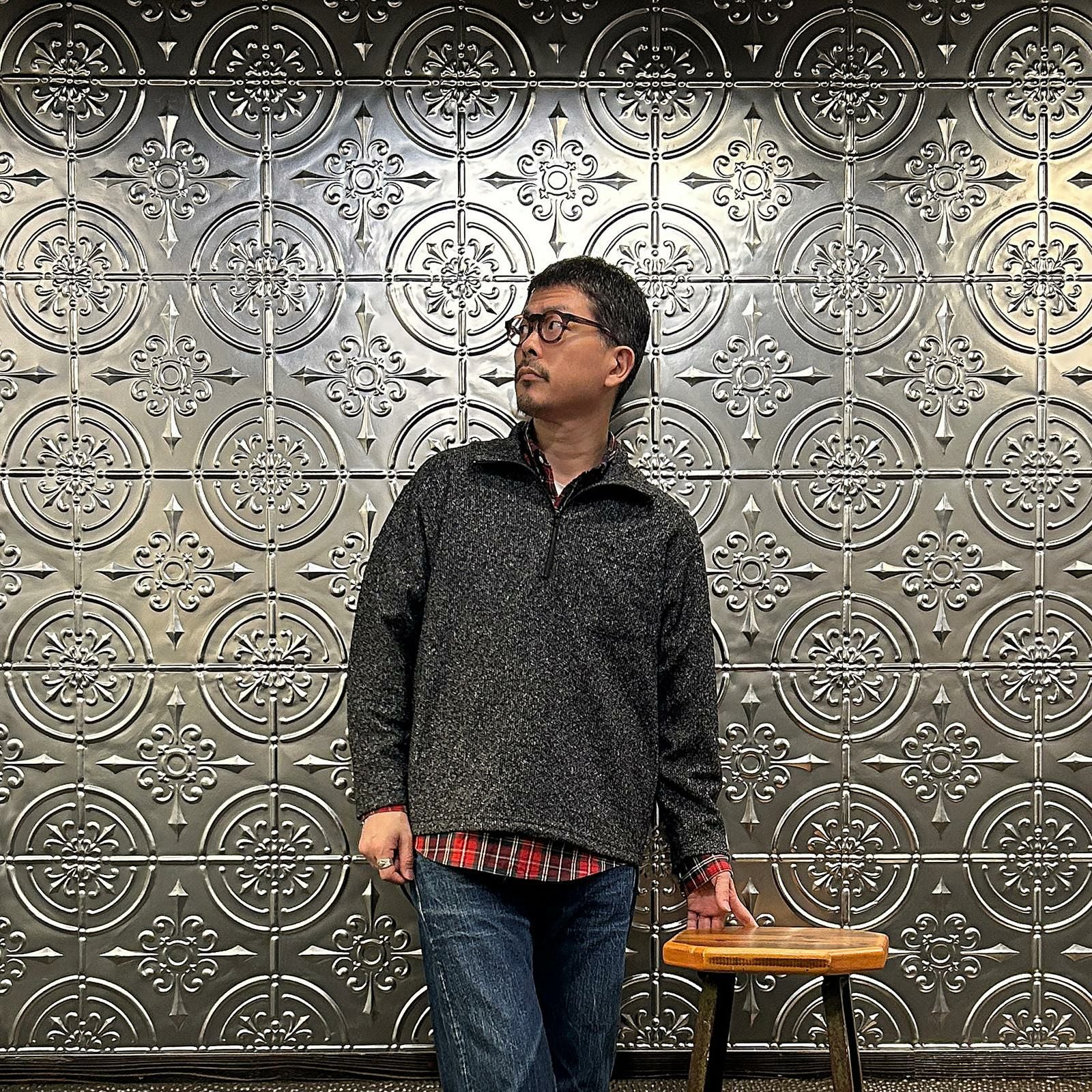 ENGINEERED GARMENTS (エンジニアドガーメンツ) PS097 ZIP MOCK NECK