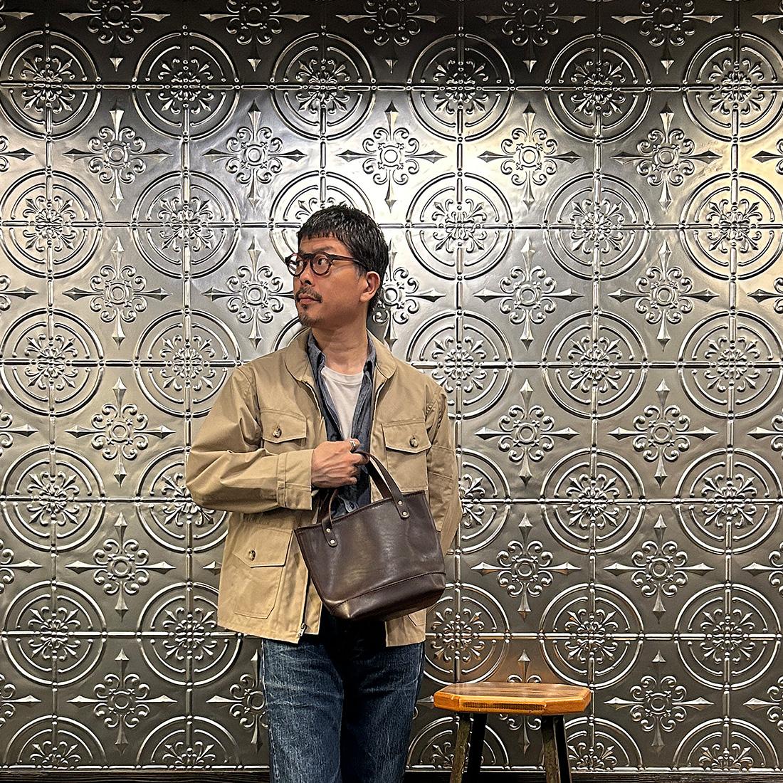 Explorer別注 ヘリテイジレザー スエードレザー ミニトートバッグ HERITAGE LEATHER (ヘリテイジレザー) エクスプローラー別注 レザー
