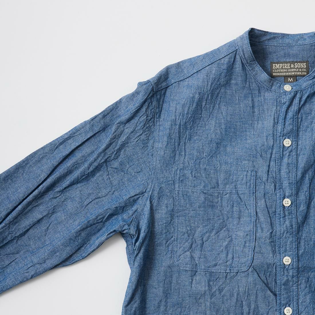 EMPIRE & SONS (エンパイアアンドサンズ) メンズ シャンブレーシャツ
