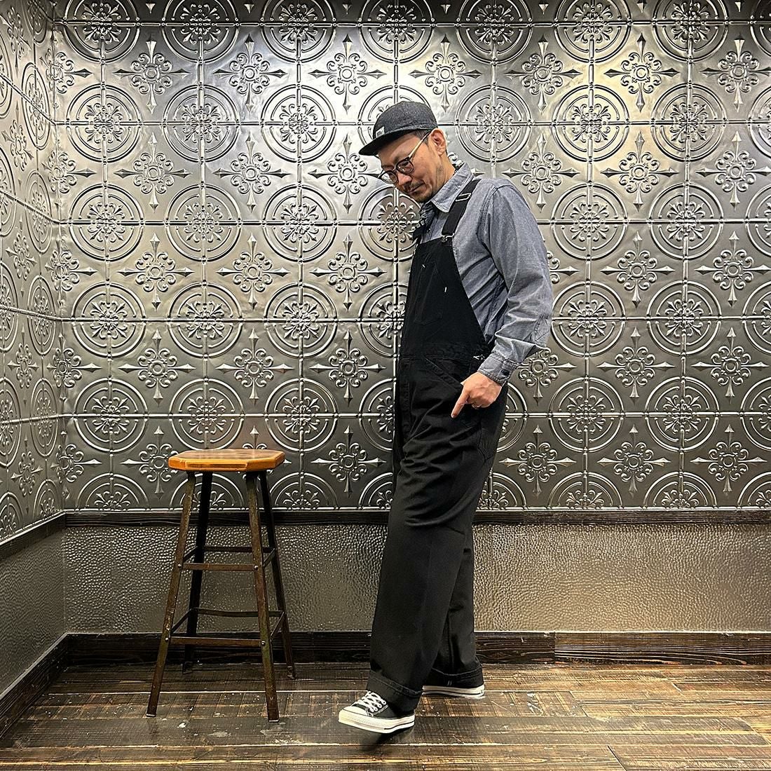 POST OVERALLS ポストオーバーオールズ No.1 Overalls POST OVERALLS (ポストオーバーオールズ) NO.1 OVERALLS FLAT TWILL