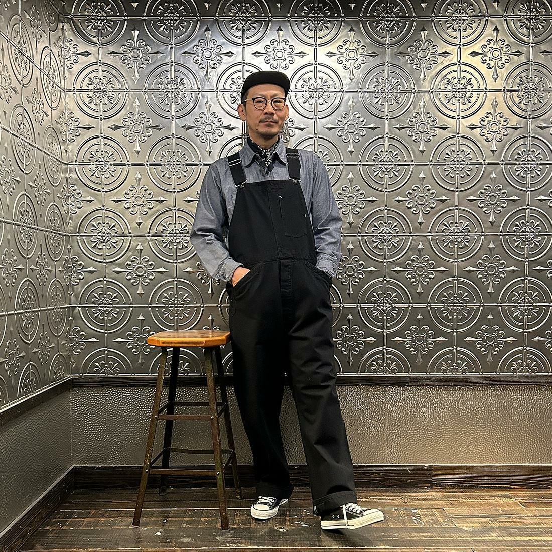 POST OVERALLS (ポストオーバーオールズ) NO.1 OVERALLS FLAT TWILL