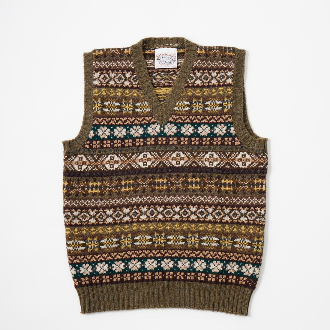 JAMIESON'S (ジャミーソンズ) AOFI VEE NECK SLIPOVER Vネック ベスト