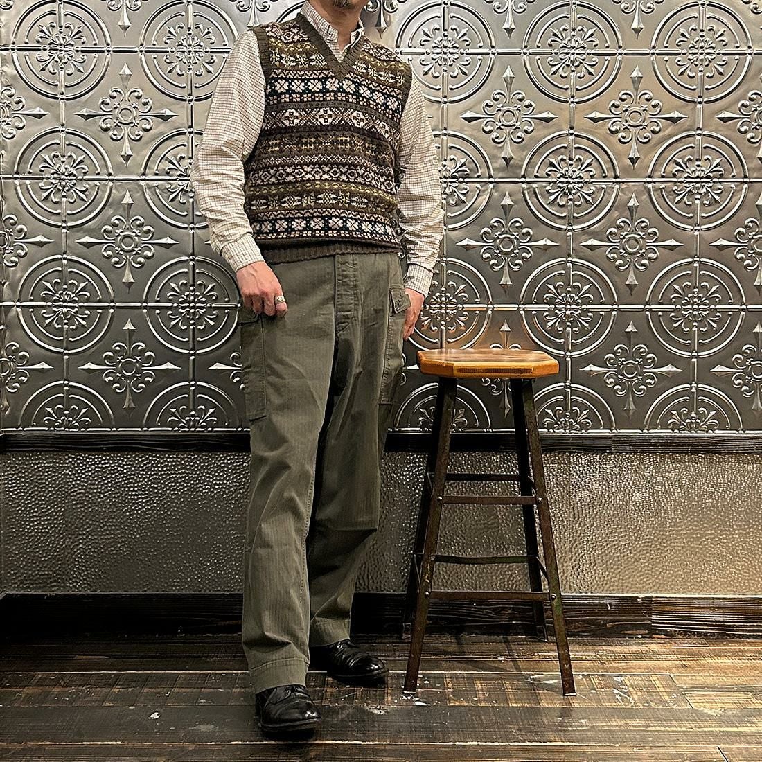 JAMIESON'S (ジャミーソンズ) AOFI VEE NECK SLIPOVER Vネック ベスト