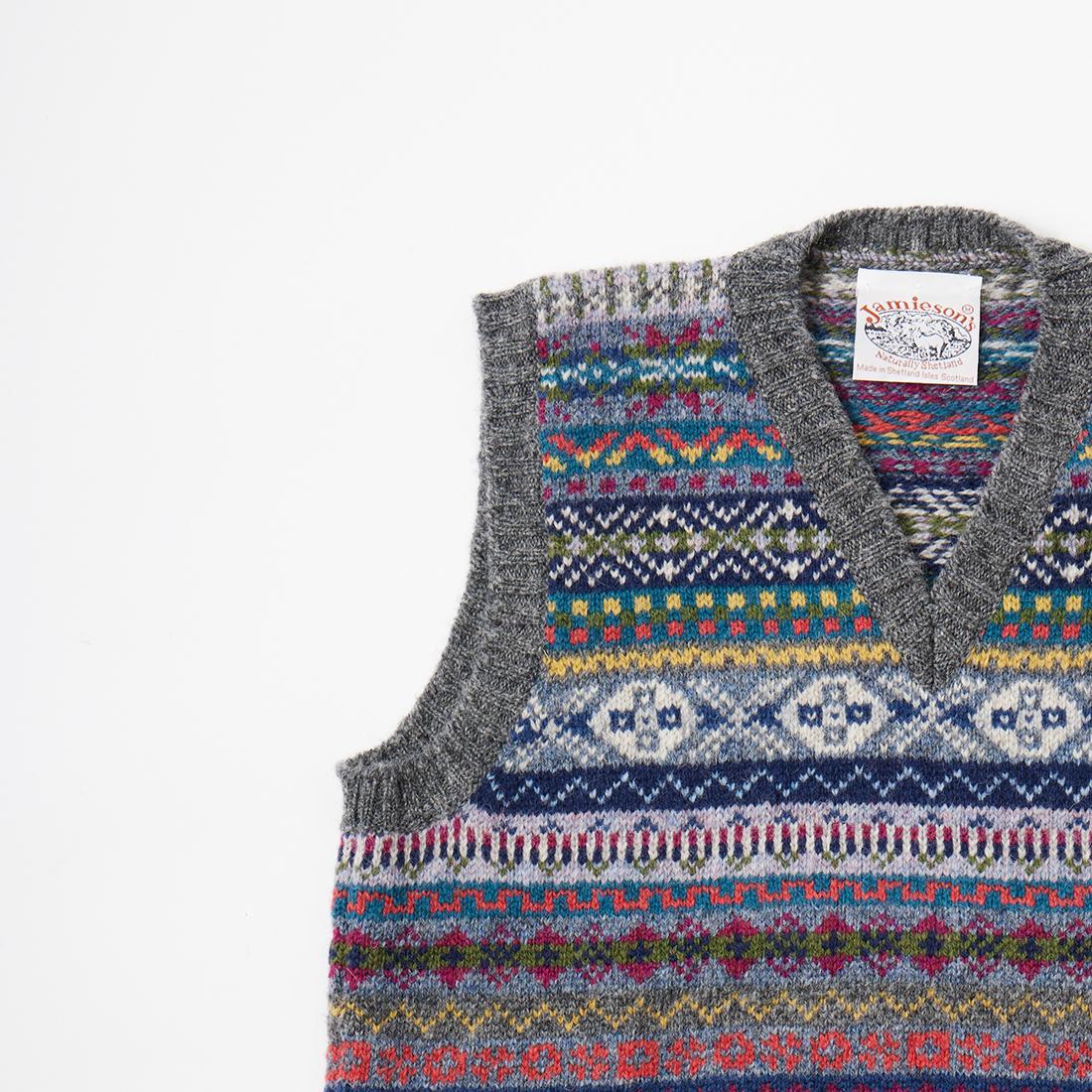 JAMIESON'S (ジャミーソンズ) AOFI VEE NECK SLIPOVER Vネック ベスト