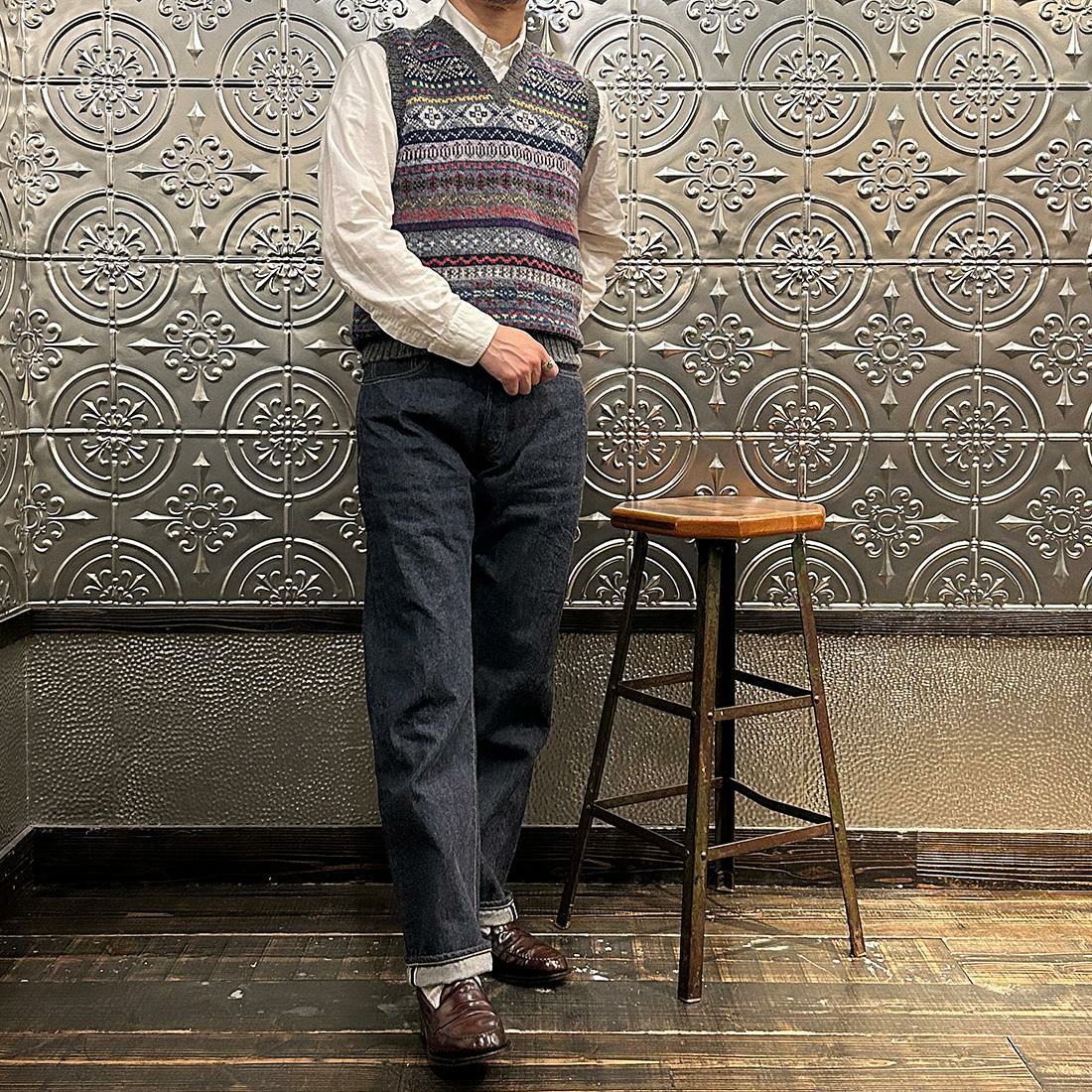 ジャミーソンズ✖️ダファー　Vネック ベスト JAMIESON'S (ジャミーソンズ) AOFI VEE NECK SLIPOVER Vネック ベスト