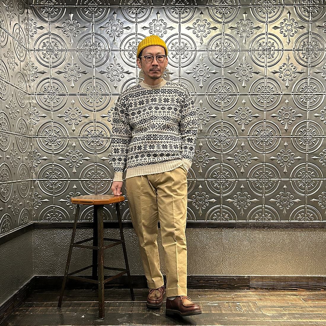 JAMIESON'S (ジャミーソンズ) AOFI CREW NECK PULLOVER クルーネック