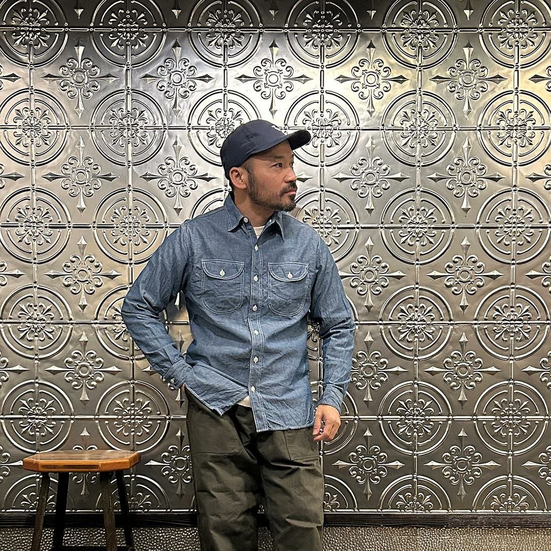 EMPIRE & SONS (エンパイアアンドサンズ) メンズ シャンブレーシャツ