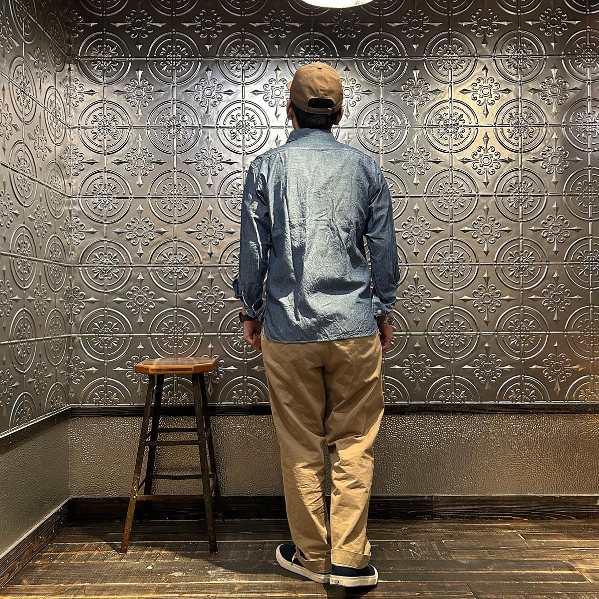 EMPIRE & SONS (エンパイアアンドサンズ) メンズ シャンブレーシャツ