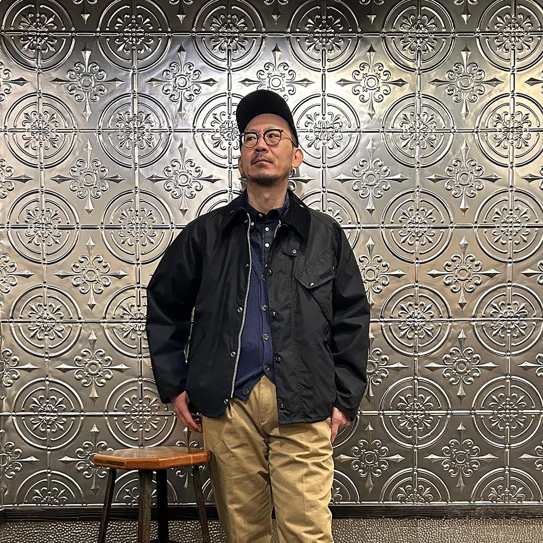 【週末特価 試着のみ】BARBOUR INTERNATIONAL A7ジャケット Barbour A7 International men's waxed cotton multipocket sample