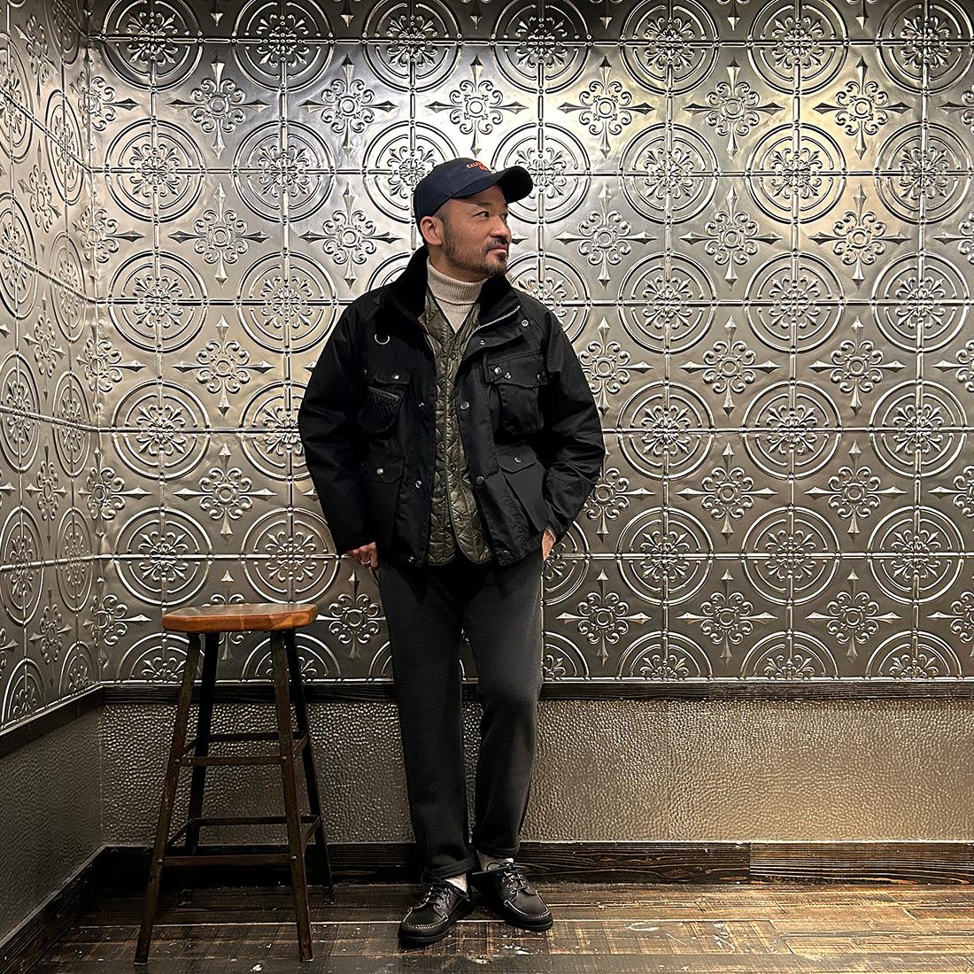 BARBOUR (バブアー) MWX2337 MODIFIED DRYFLY WAX JACKET ショート丈